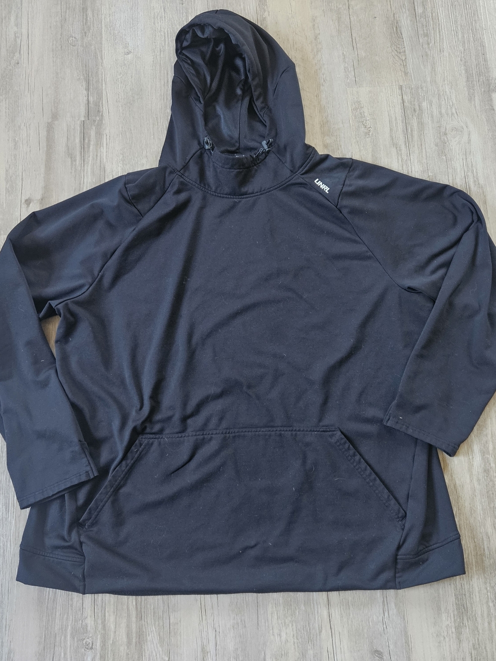 Unrl Men's Black Hoodie Pullover Sweatshirt 3xl Golf Active Performance